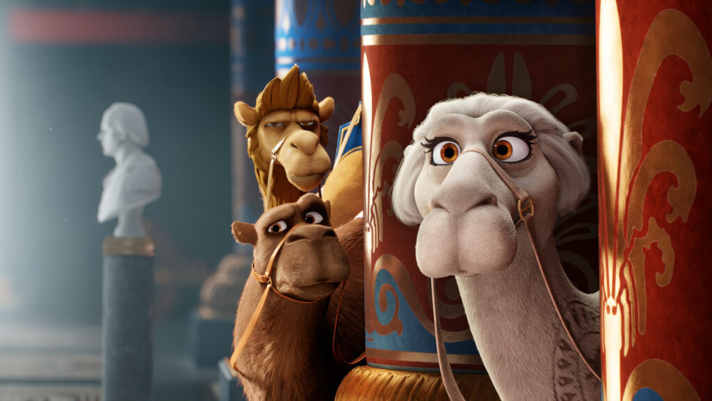 The three wise men's camels in the Film The Star (2017) - Sony Pictures Animation